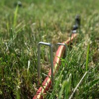 Erdanker Heringe 150x30mm Ø3mm Bodenanker Erdnagel Zeltnagel Anker Unkrautvlies