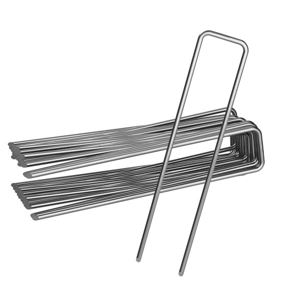 Erdanker Heringe 150x30mm Ø3mm Bodenanker Erdnagel Zeltnagel Anker Unkrautvlies 100 Stück