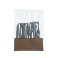 Erdanker Heringe 150x30mm Ø3mm Bodenanker Erdnagel Zeltnagel Anker Unkrautvlies 100 Stück