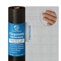 Onpira® Fliegennetz aus Fiberglas Meterware Farbe:...