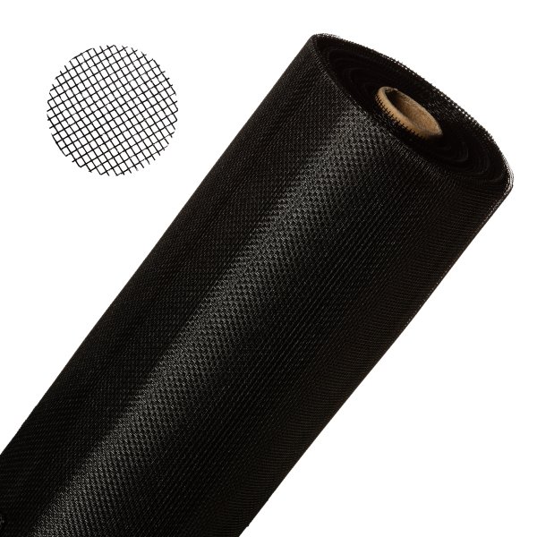 Onpira® Fliegennetz Schwarz aus Fiberglas Meterware schwarz Breite: 150cm