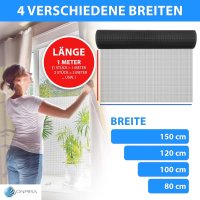 Onpira® Fliegennetz weiß aus Fiberglas Meterware weiß 80cm