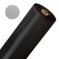 Onpira® Fliegennetz aus Edelstahl Meterware Farbe: schwarz (eloxiert)