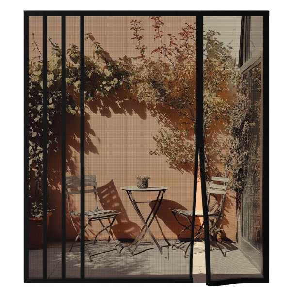 Magnetvorhang 160-190x210cm Fliegengitter Magnet Insektenschutz Moskitonetz