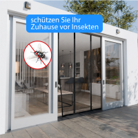 Magnetvorhang 160-190x210cm Fliegengitter Magnet Insektenschutz Moskitonetz
