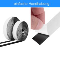 Klettverschluss Klettband selbstklebend für Fliegennetz  1 Stück 2x500cm