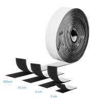 Klettverschluss Klettband selbstklebend für Fliegennetz 10 Stück 2x10cm