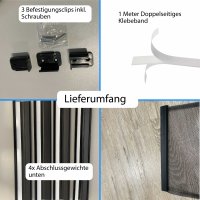 Fliegengitter teleskopierbar Insektenschutz Vorhang
