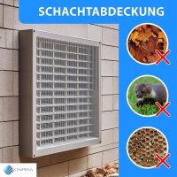 Edelstahl 5x5mm Drahtgitter Gitter trittfest Lichtschachtabdeckung Laubschutz