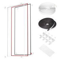 Insektenschutz Fenster Magnetrahmen Fliegengitter Fliegennetz Fiberglas Set DIY